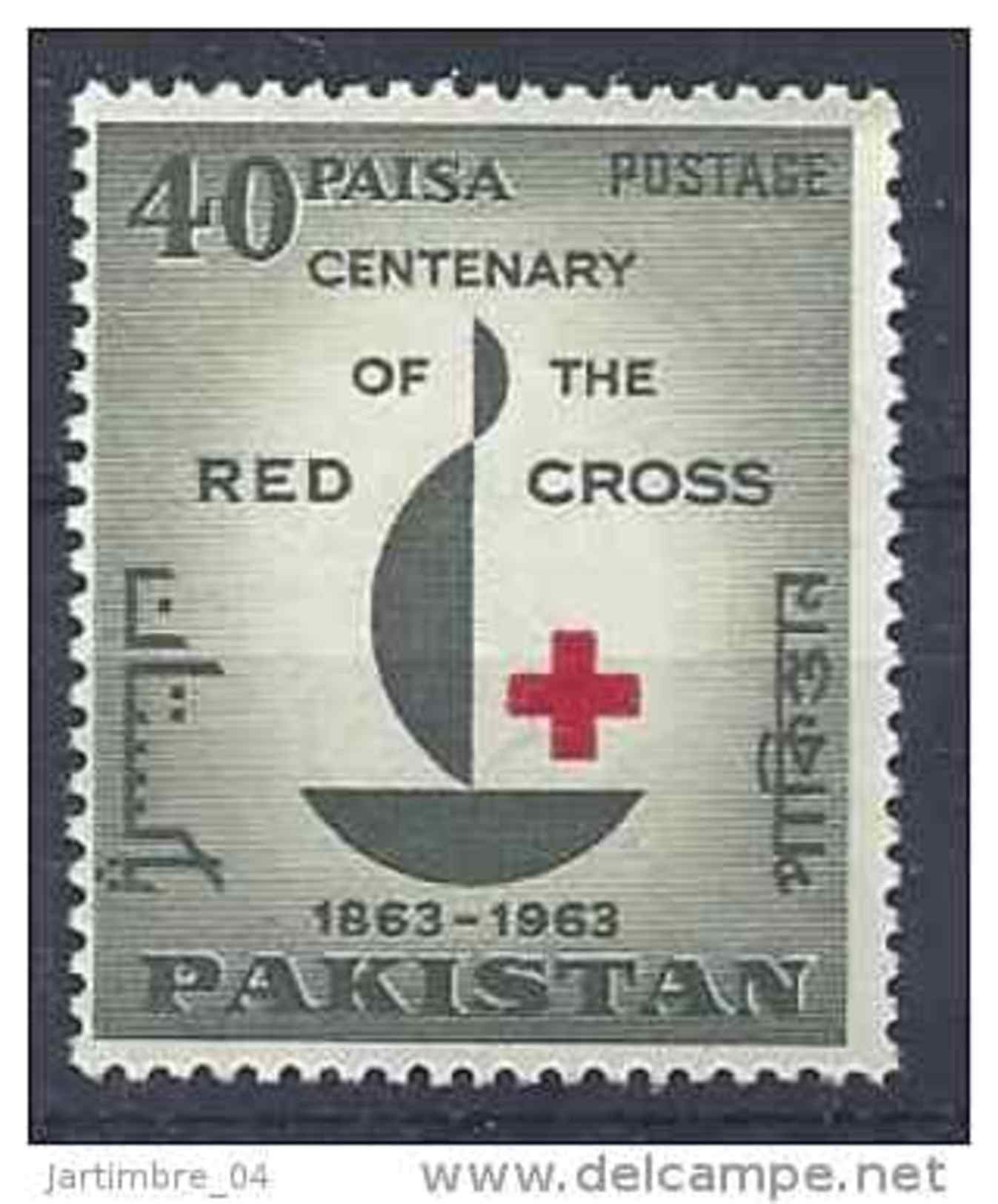 1963 PAKISTAN 177** Croix-rouge - Pakistan