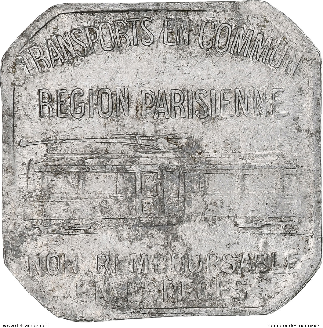 France, Transport En Commun, Région Parisienne, 25 Centimes, 1921, TTB - Monétaires / De Nécessité