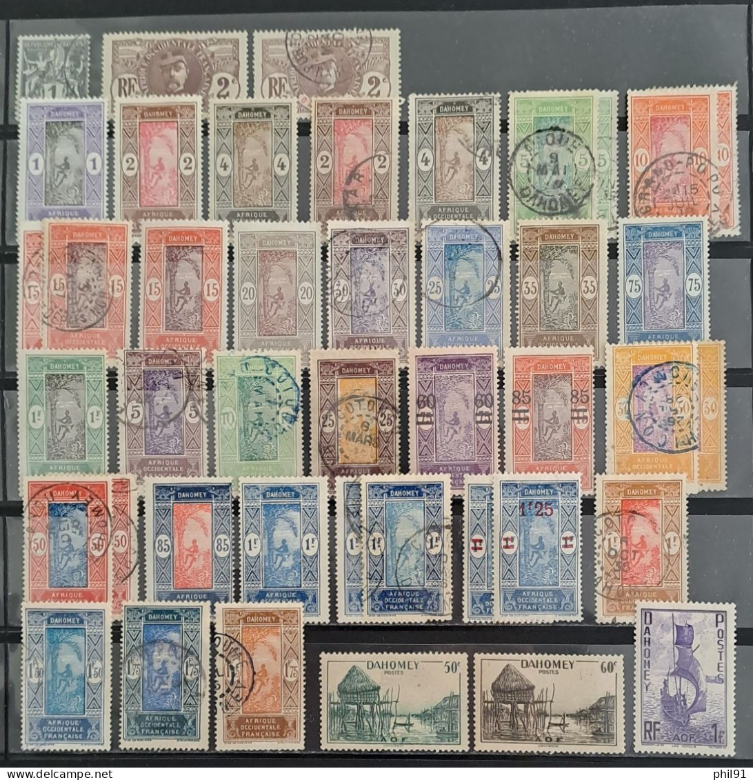 DAHOMEY  Petit Lot De Timbres Neufs Et Oblitérés - Autres & Non Classés