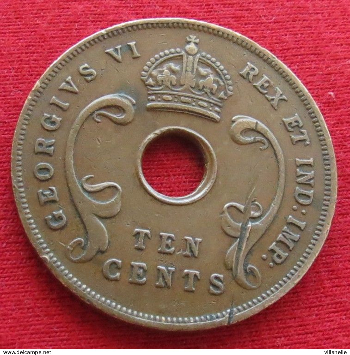East Africa 10 Cents 1939 H  Africa Oriental Afrique Afrika W ºº - Other - Africa