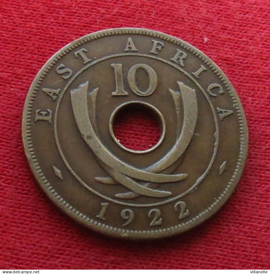 East Africa 10 Cents 1922  Africa Oriental Afrique Afrika #2 W ºº - Sonstige – Afrika