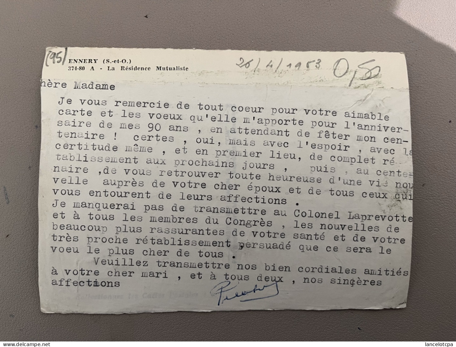 95 - ENNERY / VUE AERIENNE SUR LA RESIDENCE MUTUALISTE - Ennery