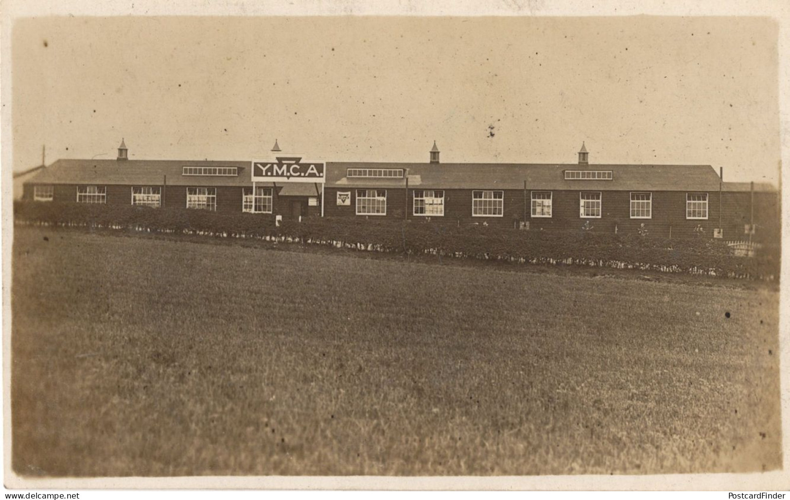 YMCA Ashbourne Derby Antique Real Photo Postcard - Derbyshire