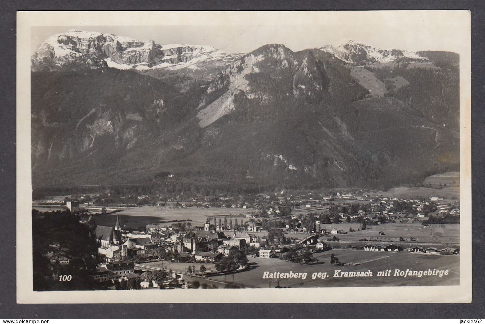 107697/ RATTENBERG, Geg. Kramsach Mit Rofangebirge - Rattenberg