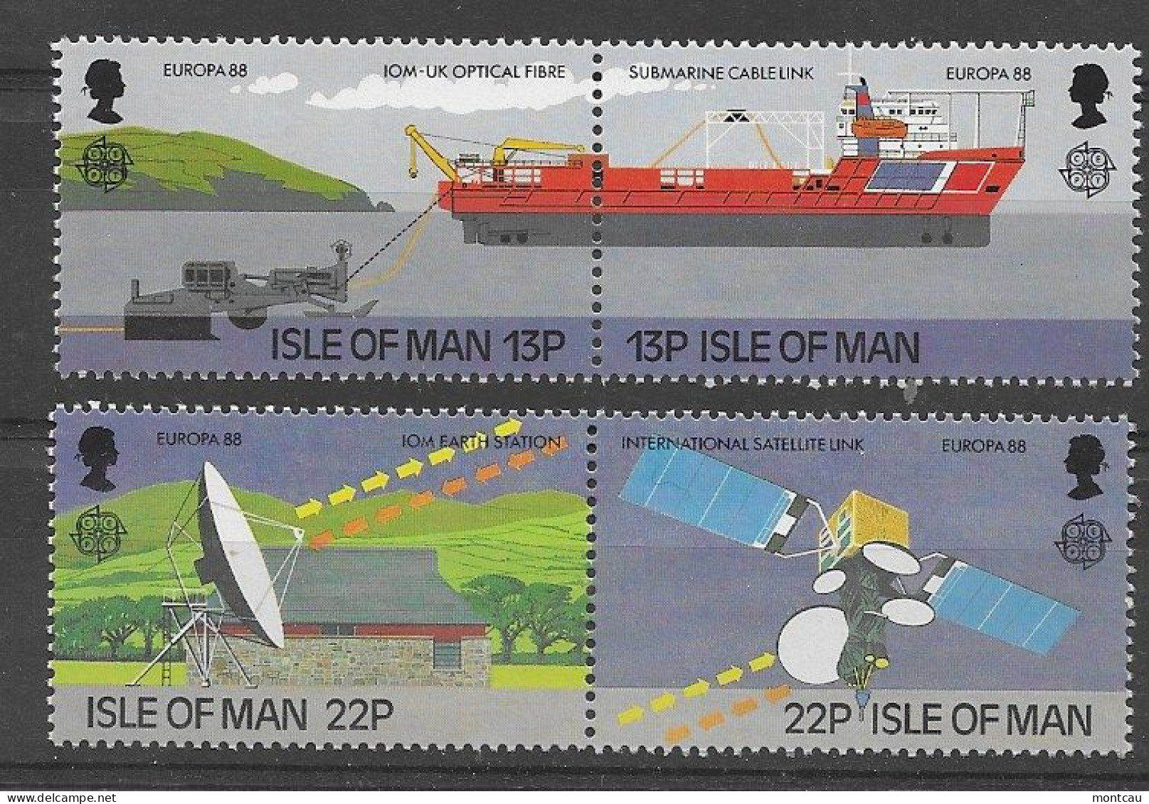 Isle Of Man 1988.  Europa Mi 367-70  (**) - 1989