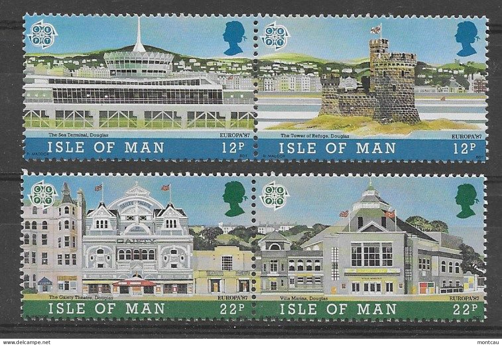 Isle Of Man 1987.  Europa Mi 335-38  (**) - 1987