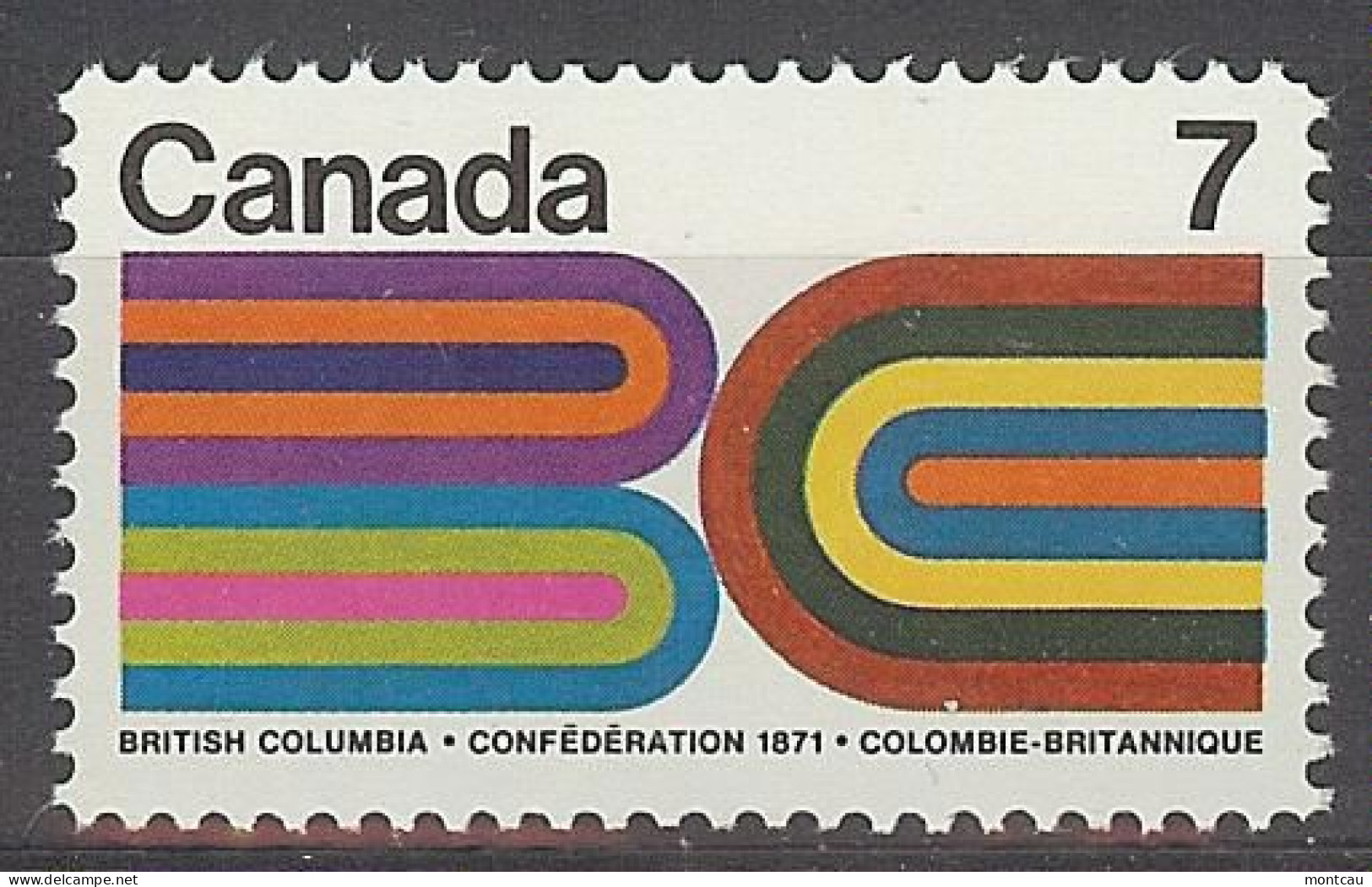 Canada 1971. Columbia Britanica . Sc=552 (**) - Neufs