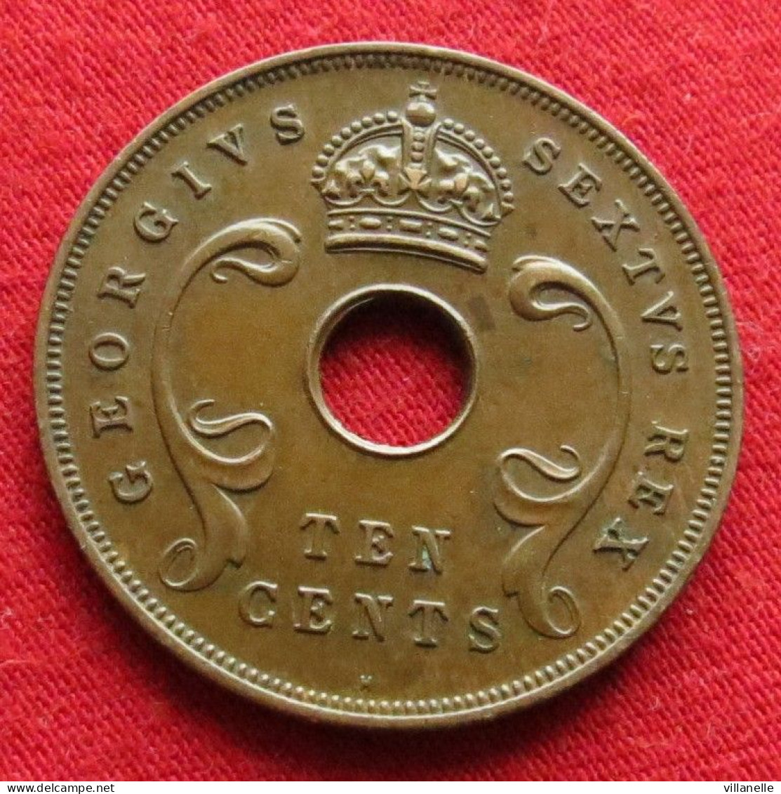 East Africa 10 Cents 1952 H Africa Oriental Afrique Afrika #2 W ºº - Sonstige – Afrika