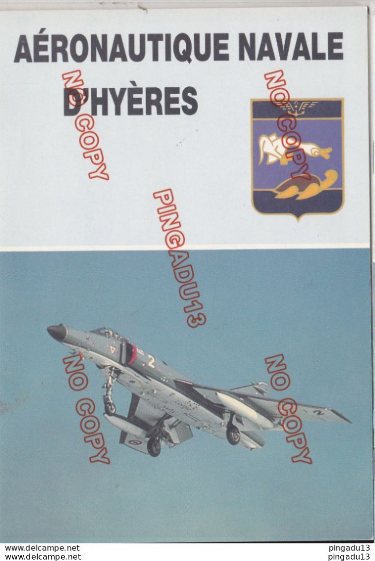 Au Plus Rapide Livret Aéronautique Navale D'Hyères Escadrille 59 S Avion Aviation Historique Publicité - Documenti