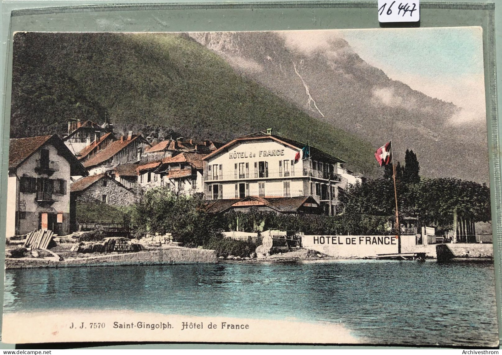 Saint-Gingolph - Hôtel De France - Colorisée (16'447) - Saint-Gingolph