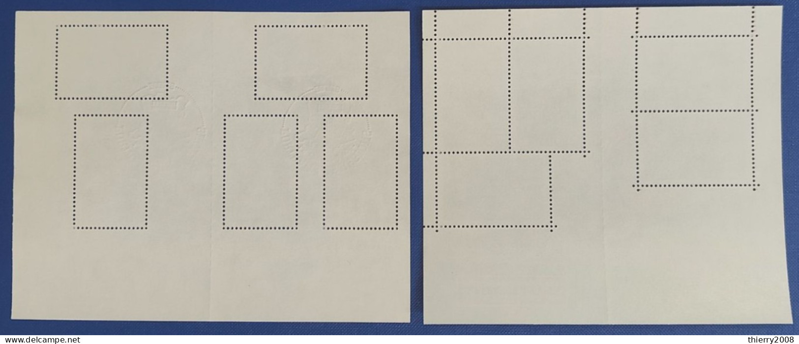 Deux Demi-Bloc N° 77 Et 125  Avec Oblitération Cachet à Date Philatélique De 2004/2008  TB - Oblitérés