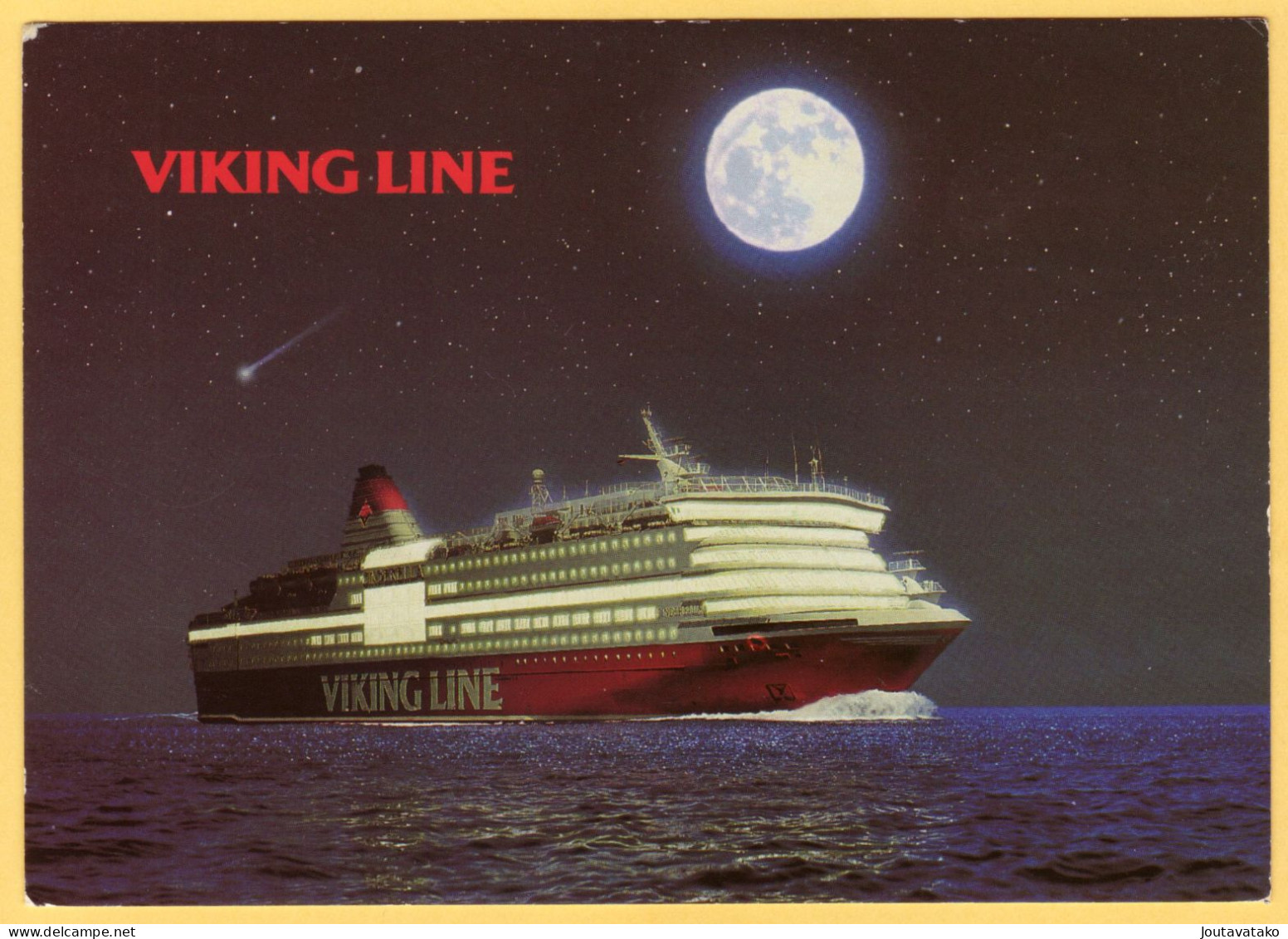Viking Line Ferry, Ship At Night - Ferries