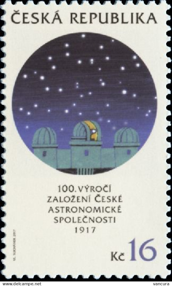 ** 951 Czech Republic Centenary Of The Czech Astronomical Society 2017 - Astronomy