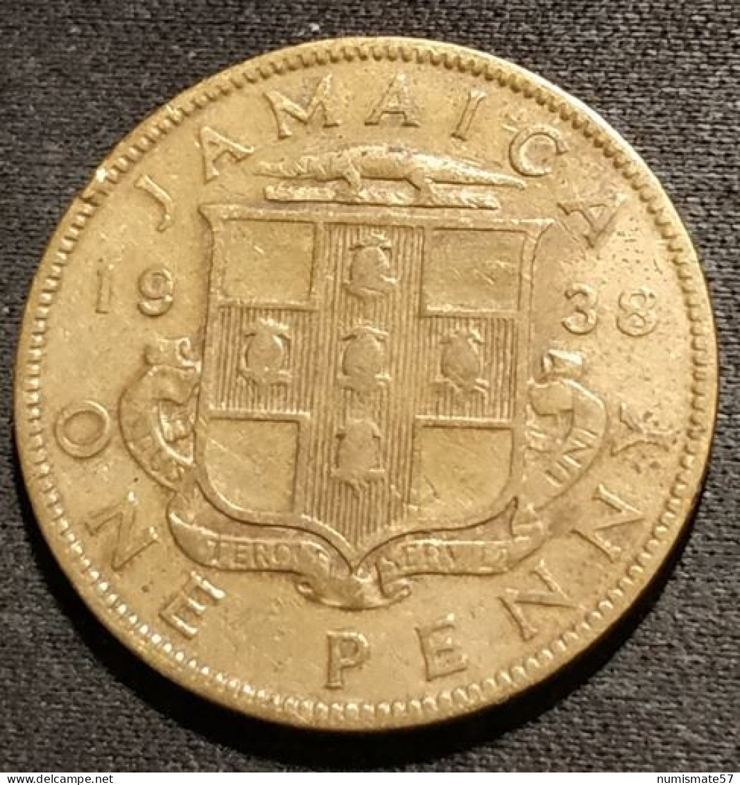 JAMAIQUE - JAMAICA - 1 ONE PENNY 1938 - George VI - KM 32 - Jamaique