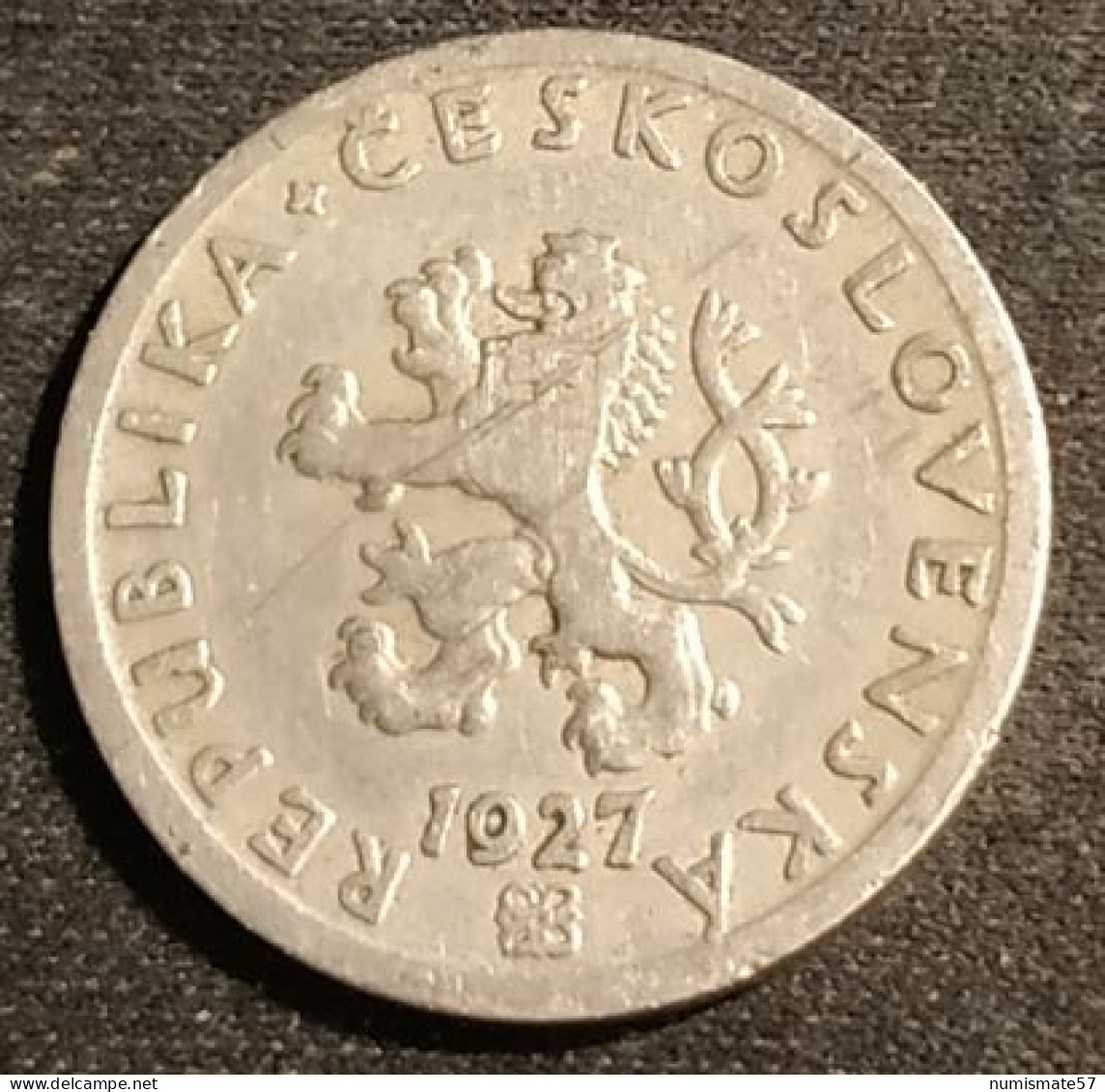 TCHECOSLOVAQUIE - Czechoslovakia - 20 HALERU 1927 - KM 1 - Tchécoslovaquie