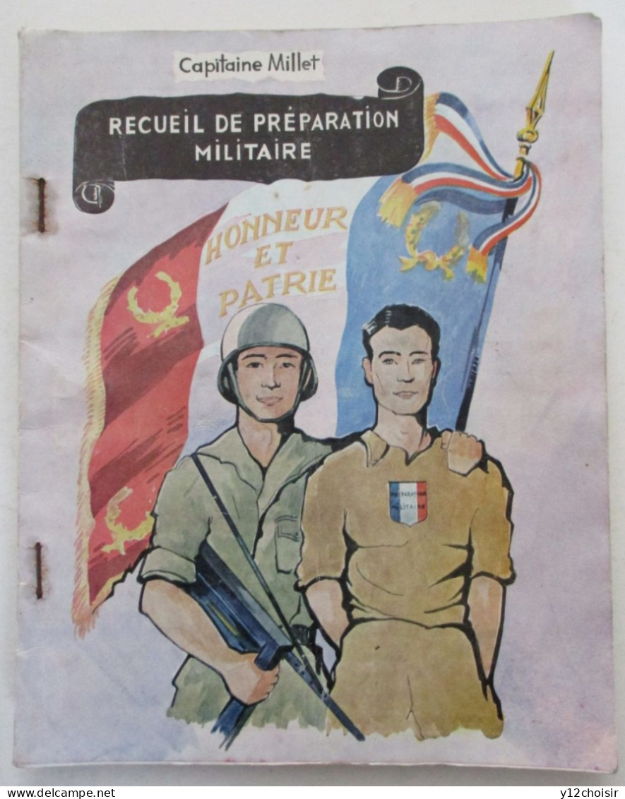 RECUEIL DE PREPARATION MILITAIRE  1961 . CAPITAINE MILLET . TIRAGE LIMITE SAINT JULIEN DU SAULT  YONNE - Sonstige & Ohne Zuordnung