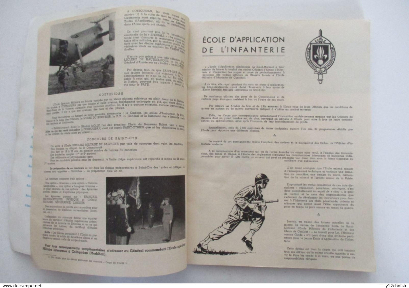 RECUEIL DE PREPARATION MILITAIRE  1961 . CAPITAINE MILLET . TIRAGE LIMITE SAINT JULIEN DU SAULT  YONNE - Other & Unclassified