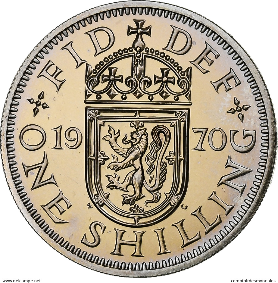 Grande-Bretagne, Shilling, 1970, Cupro-nickel, SUP - I. 1 Shilling