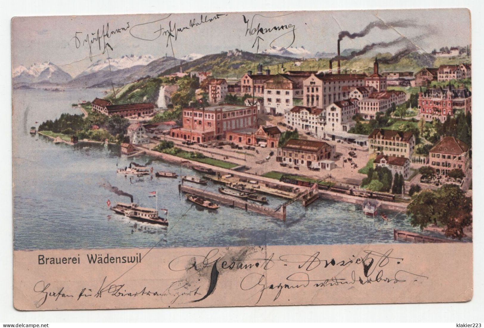 Brauerei Wädenswil. Jahr 1909 - Wädenswil