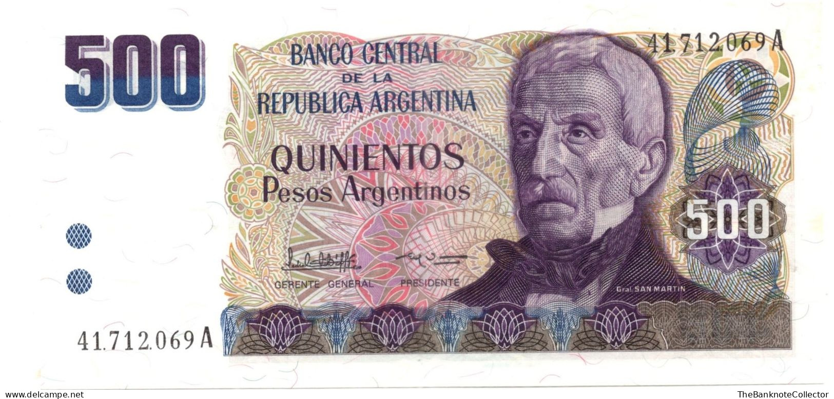 Argentina 500 Pesos ND 1984 P-316 UNC - Argentine