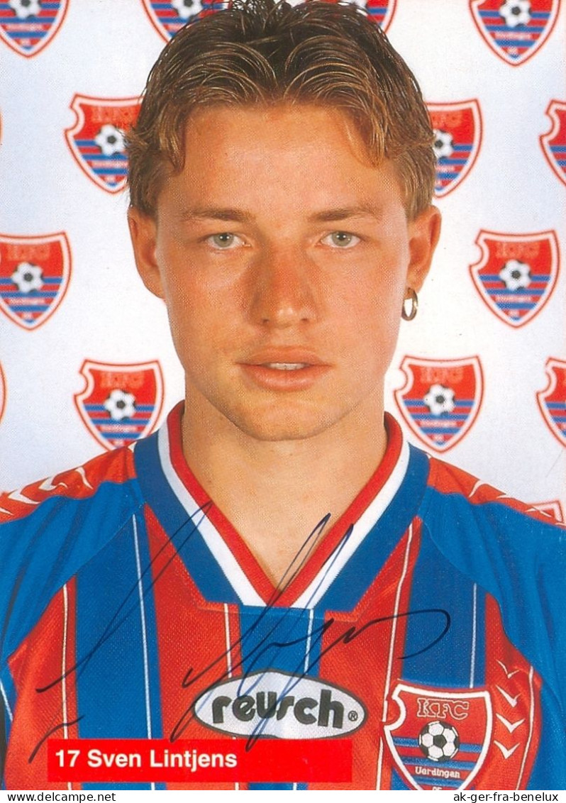 Fußball-Autogrammkarte AK Sven Lintjens KFC Uerdingen 05 96-97 Mönchengladbach FC Bayer Krefeld MVV Maastricht Paderborn - Authographs