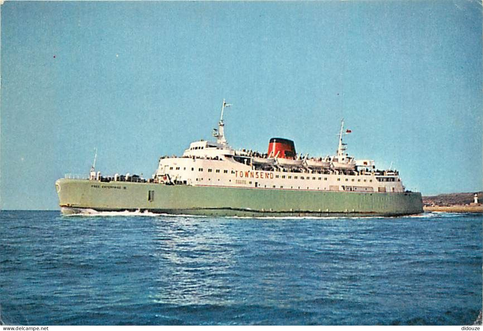 Bateaux - Ferries - M.v. Free Enterprise III - Townsend Car Ferries Limited - Dover-Calais Service - CPM - Voir Scans Re - Ferries