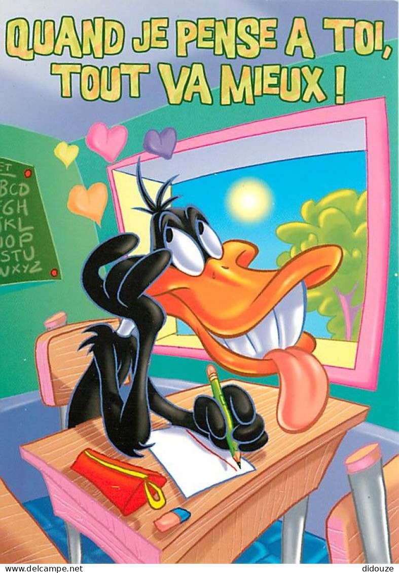 Bandes Dessinées - Looney Tunes - Daffy Duck - Illustration - Carte Neuve - CPM - Voir Scans Recto-Verso - Bandes Dessinées