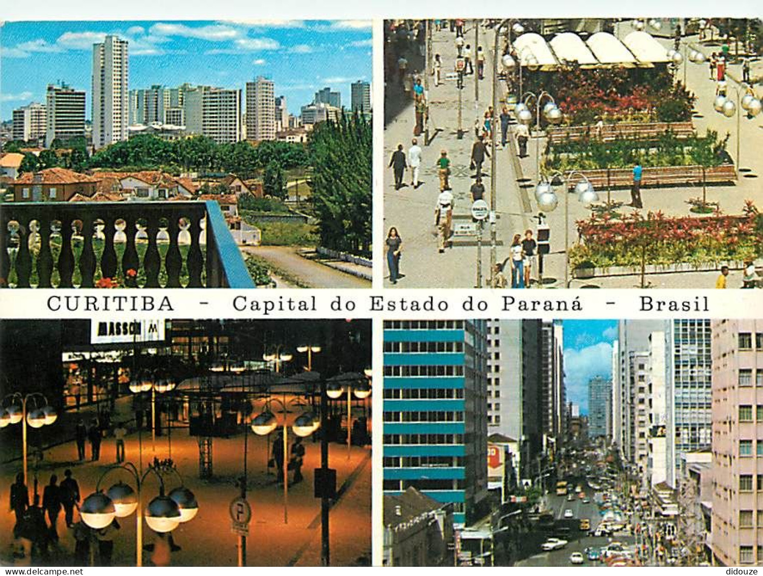 Brésil - Brasil - Curitiba - Capital Do Estado Do Parana - Multivues - CPM - Carte Neuve - Voir Scans Recto-Verso - Curitiba