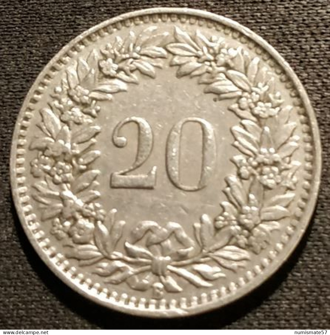 SUISSE - SWISS - 20 RAPPEN 1939 - Cupronickel  - KM 29a - Tête De Libertas - Centimes - Autres & Non Classés