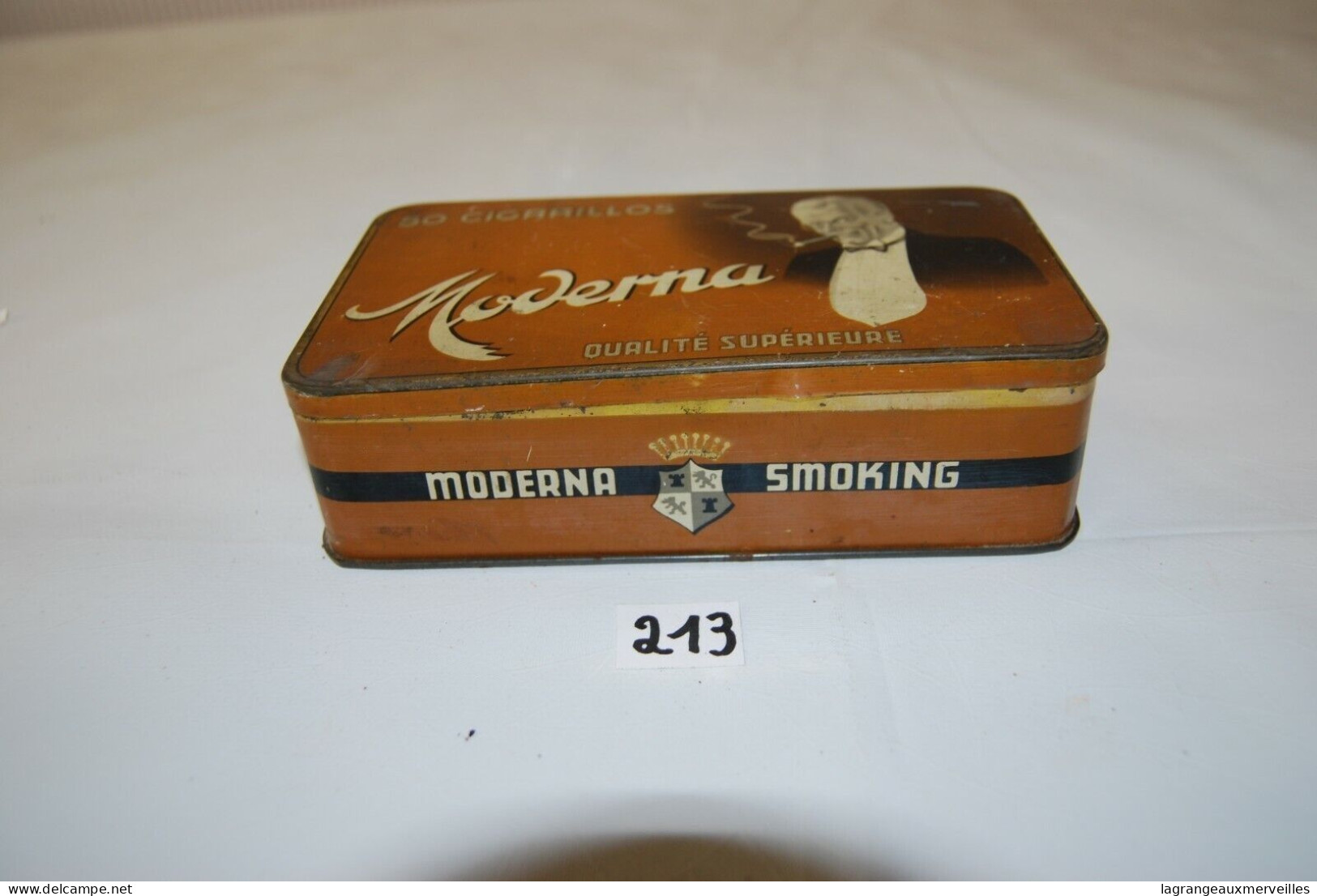 C213 Ancienne - Métal Publicitaire - Moderna - Cigares - Dosen