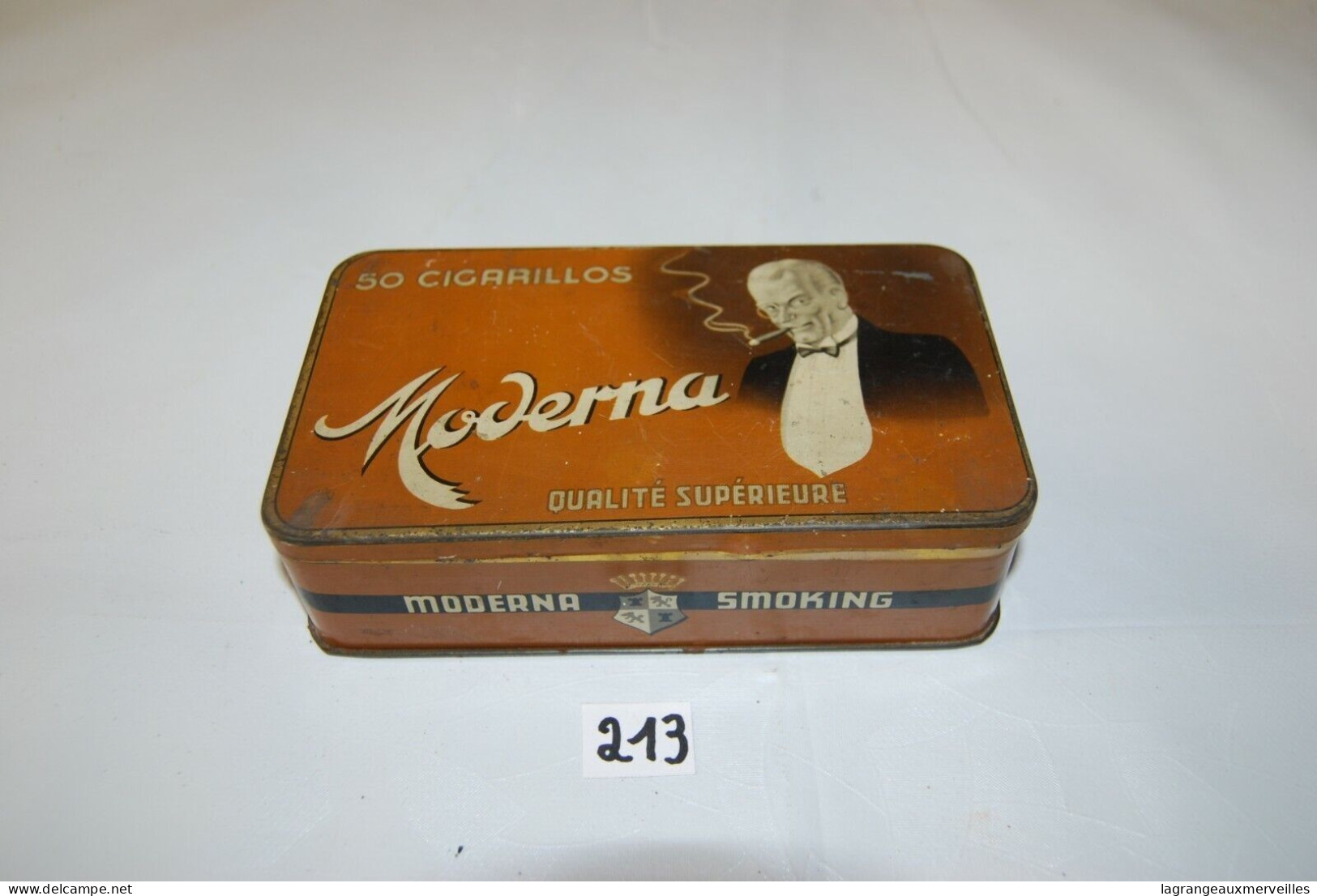 C213 Ancienne - Métal Publicitaire - Moderna - Cigares - Boxes