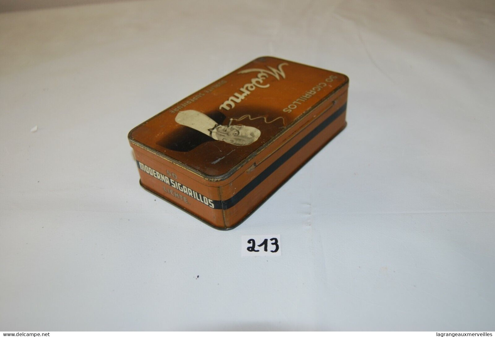 C213 Ancienne - Métal Publicitaire - Moderna - Cigares - Boxes