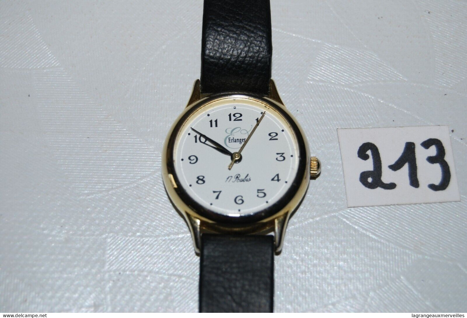 C213 Ancienne Montre - ERLINGER 17 Rubis - Horloge: Antiek