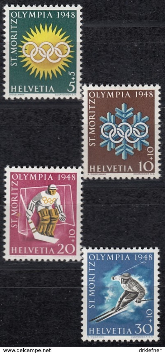 SCHWEIZ  492-495,  Postfrisch **, Olympische Winterspiele St. Moritz 1948 - Ungebraucht