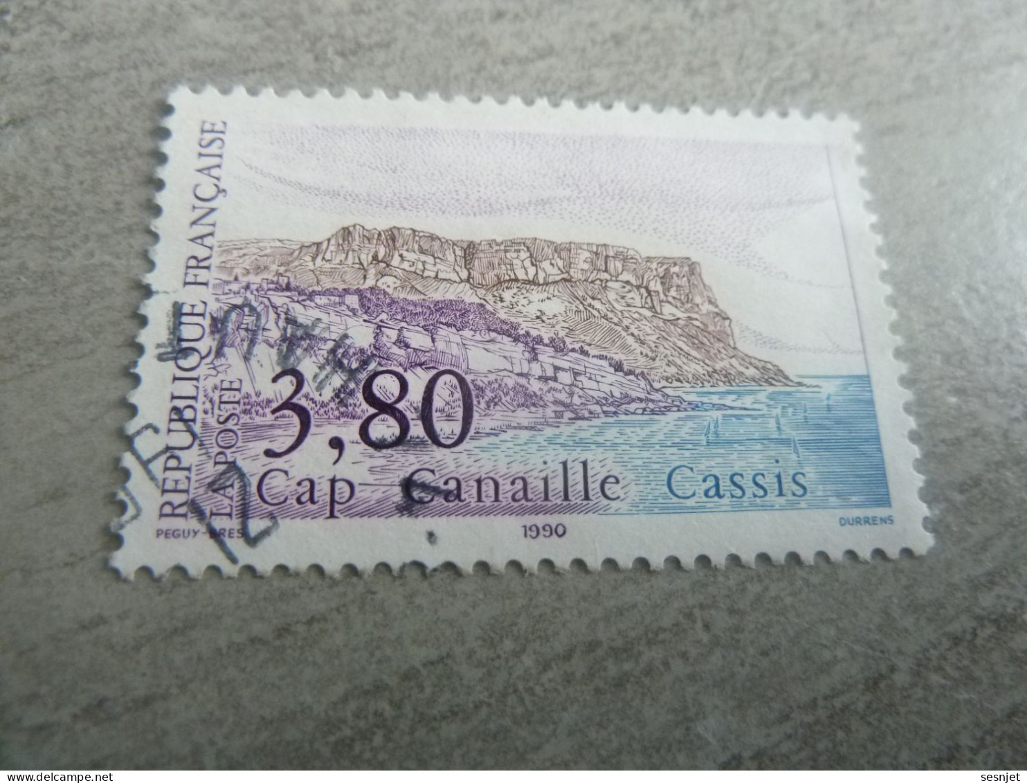 Cap-Canaille à Cassis - 3f.80 - Yt 2660 - Bleu, Violet Et Rouge-brique - Oblitéré - Année 1990 - - Gebraucht