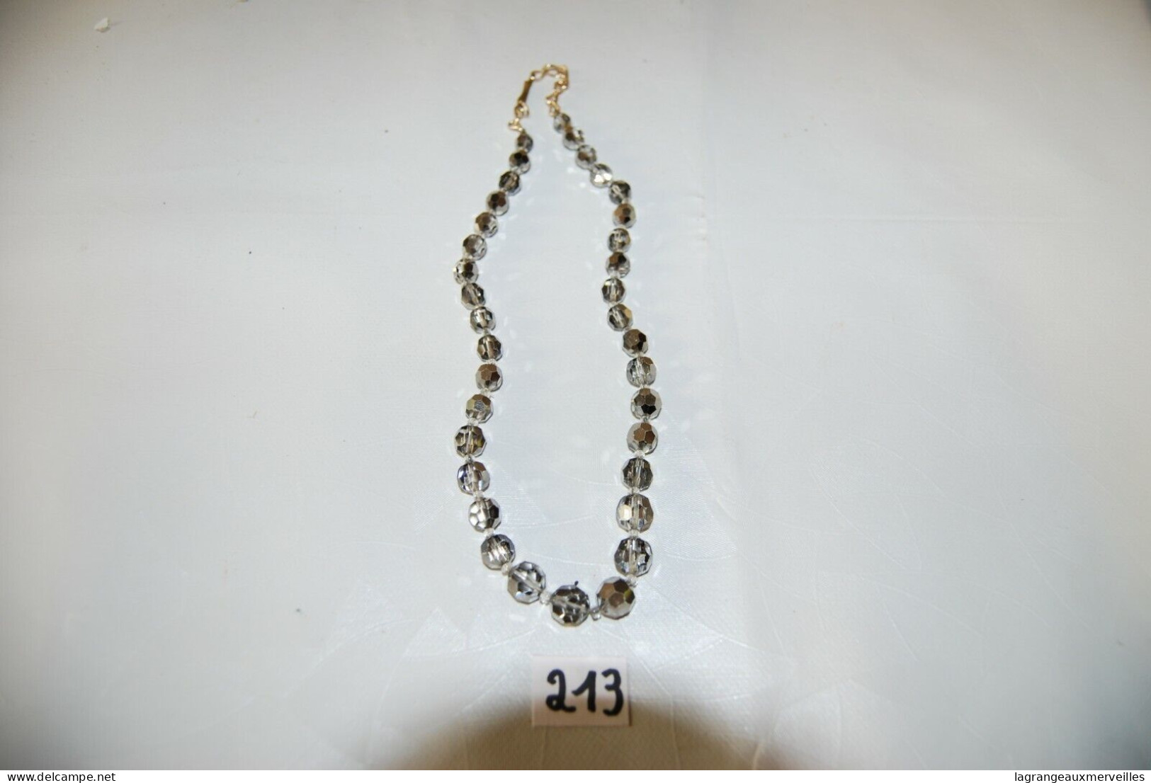 C213 Bijou - Collier De Perles à Facettes - Collares/Cadenas