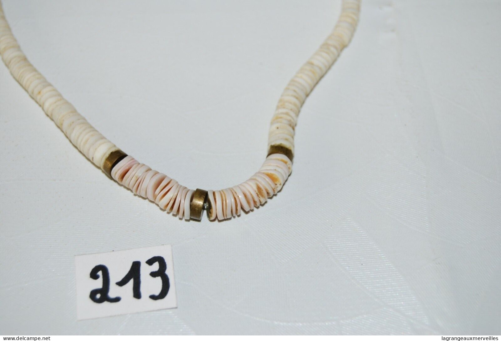 C213 Bijou - Magnifique Collier - Elégant - Couleur Blanche - Kettingen