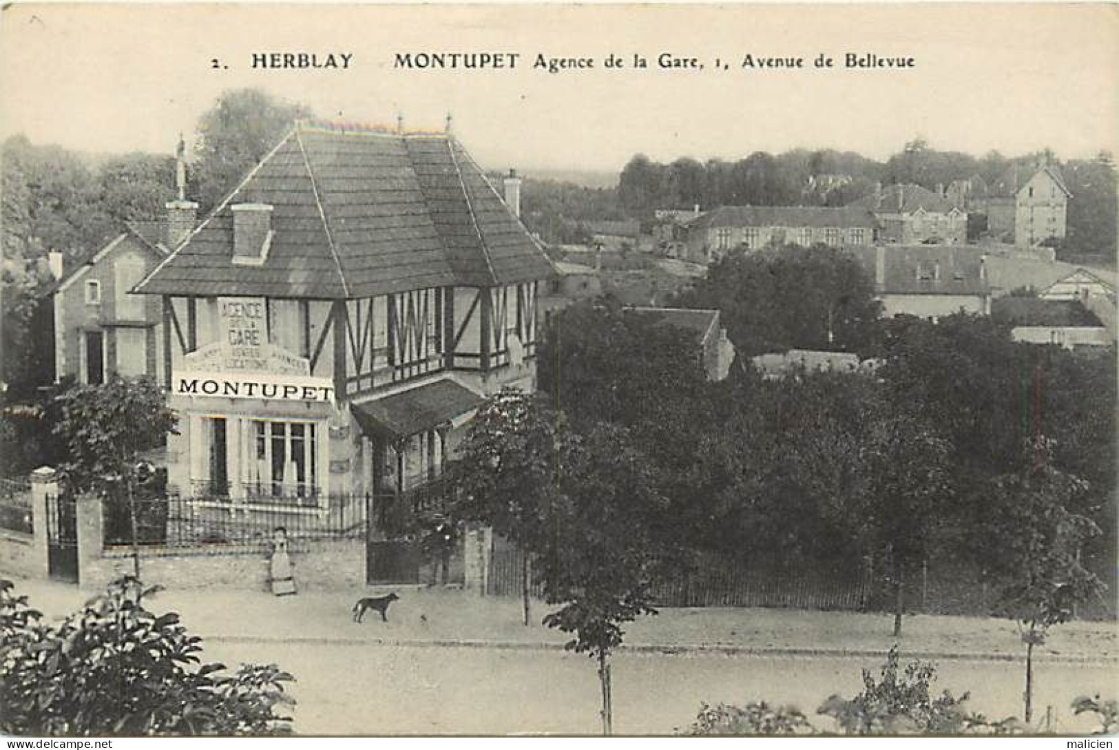 - Dpts Div.-ref-BM836- Val D Oise - Herblay -montupet - Agence Immobilière De La Gare - Avenue De Bellevue - - Herblay