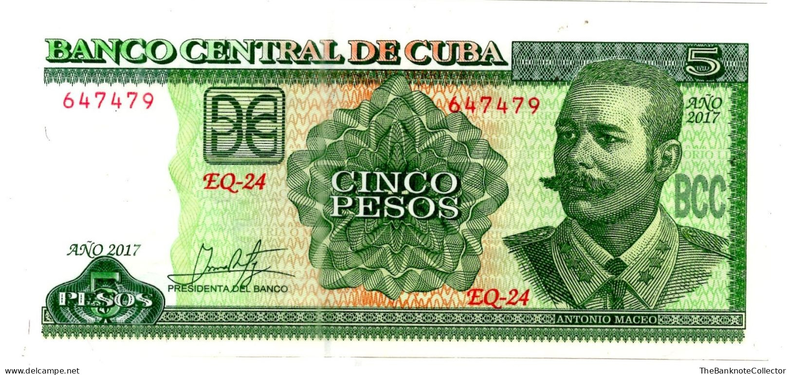 Cuba 5 Pesos 2017 P-116 UNC - Kuba