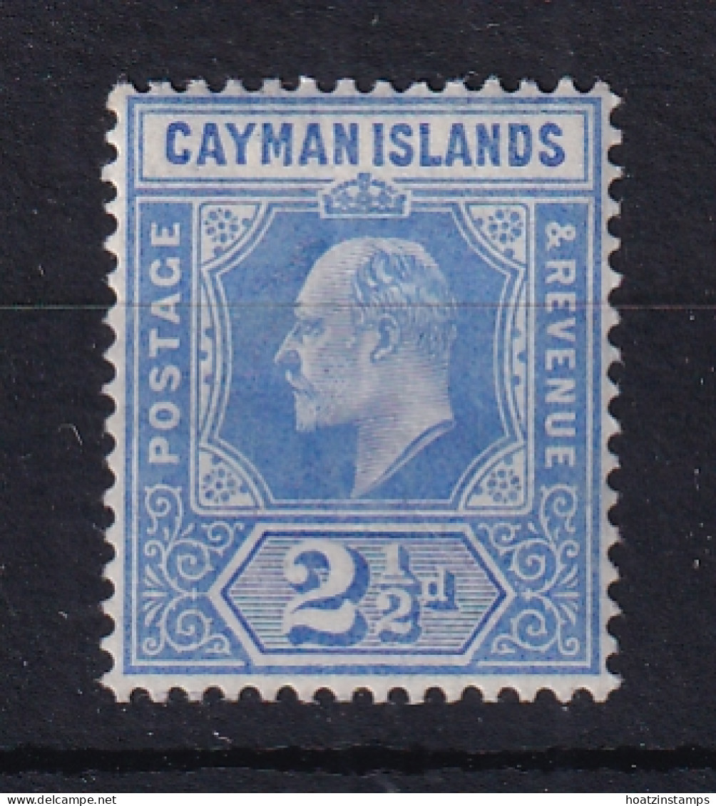 Cayman Islands: 1907/09   Edward   SG27   2½d   MH - Cayman (Isole)