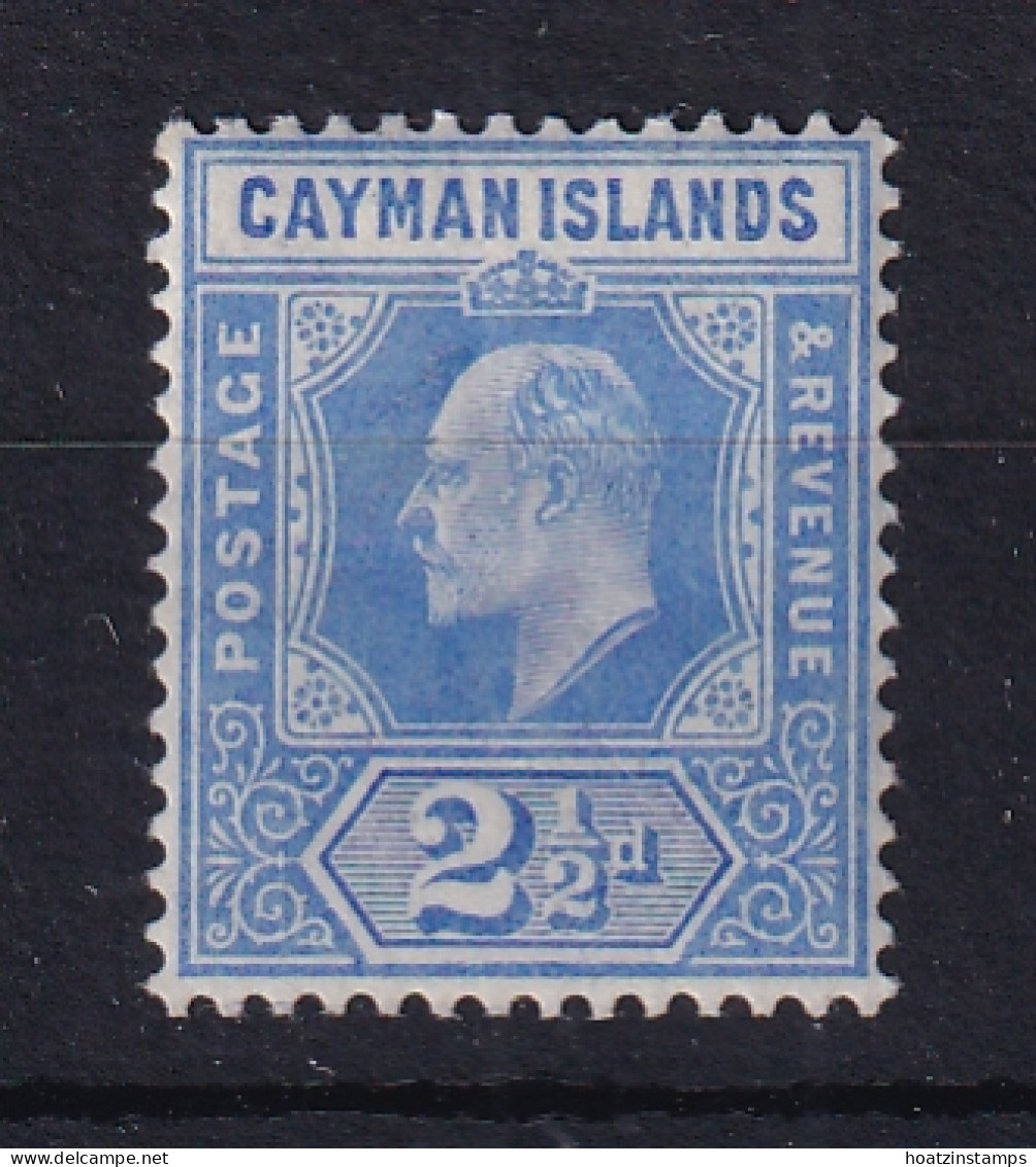 Cayman Islands: 1907/09   Edward   SG27   2½d   MH - Caimán (Islas)