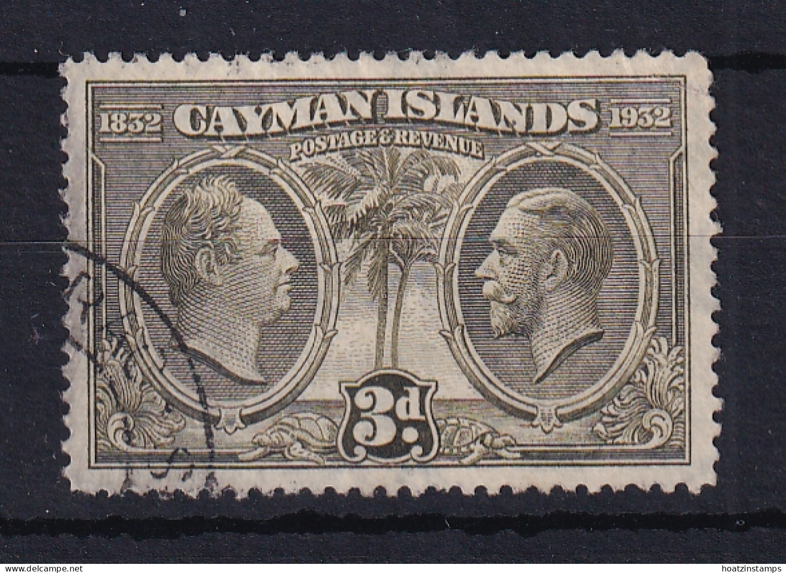 Cayman Islands: 1932   Centenary Of The 'Assembly Of Justices And Vestry'   SG90   3d     Used - Cayman Islands