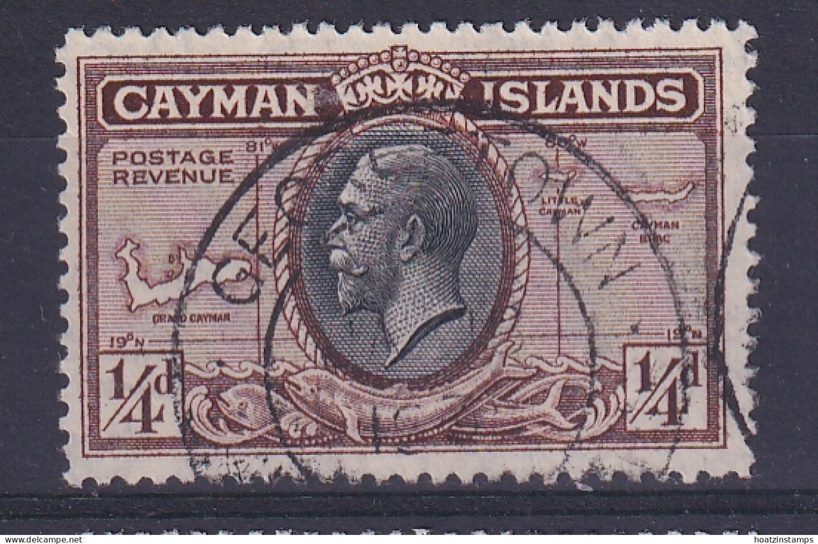 Cayman Islands: 1935   KGV - Pictorial   SG96   ¼d     Used - Kaaiman Eilanden