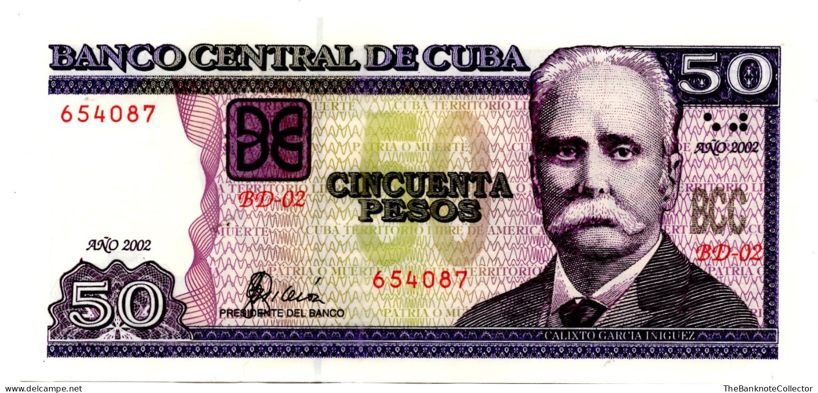 Cuba 50 Pesos 2002 P-123 UNC - Kuba