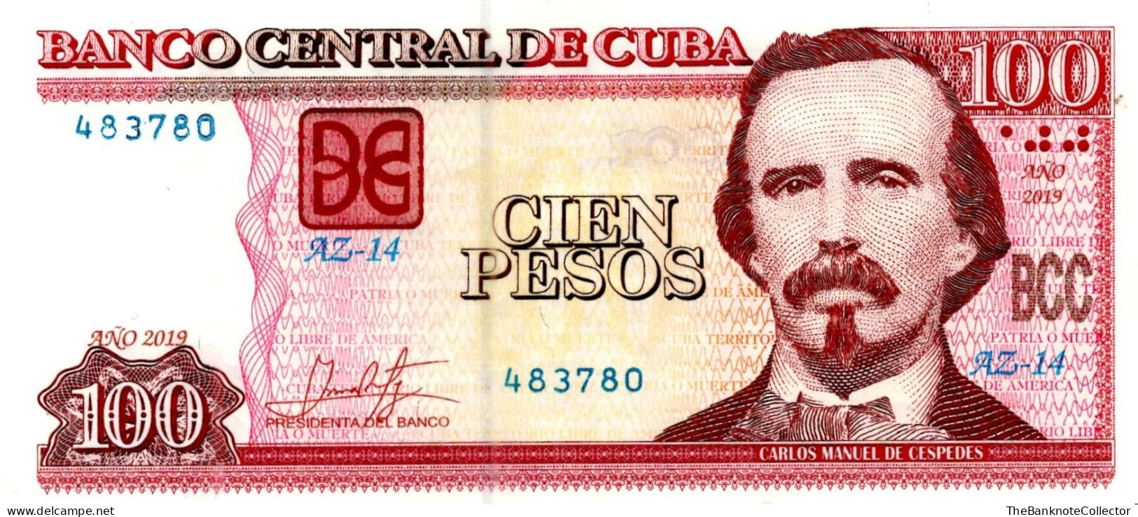 Cuba 100 Pesos 2019 P-129  VF - Kuba