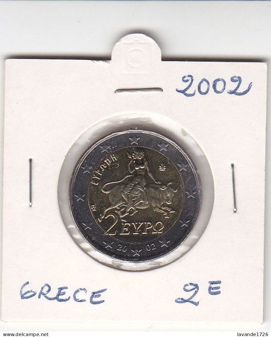 Pièce De 2 Euros GRECE "2002" Avec S Dans étoile Du Bas - Grèce