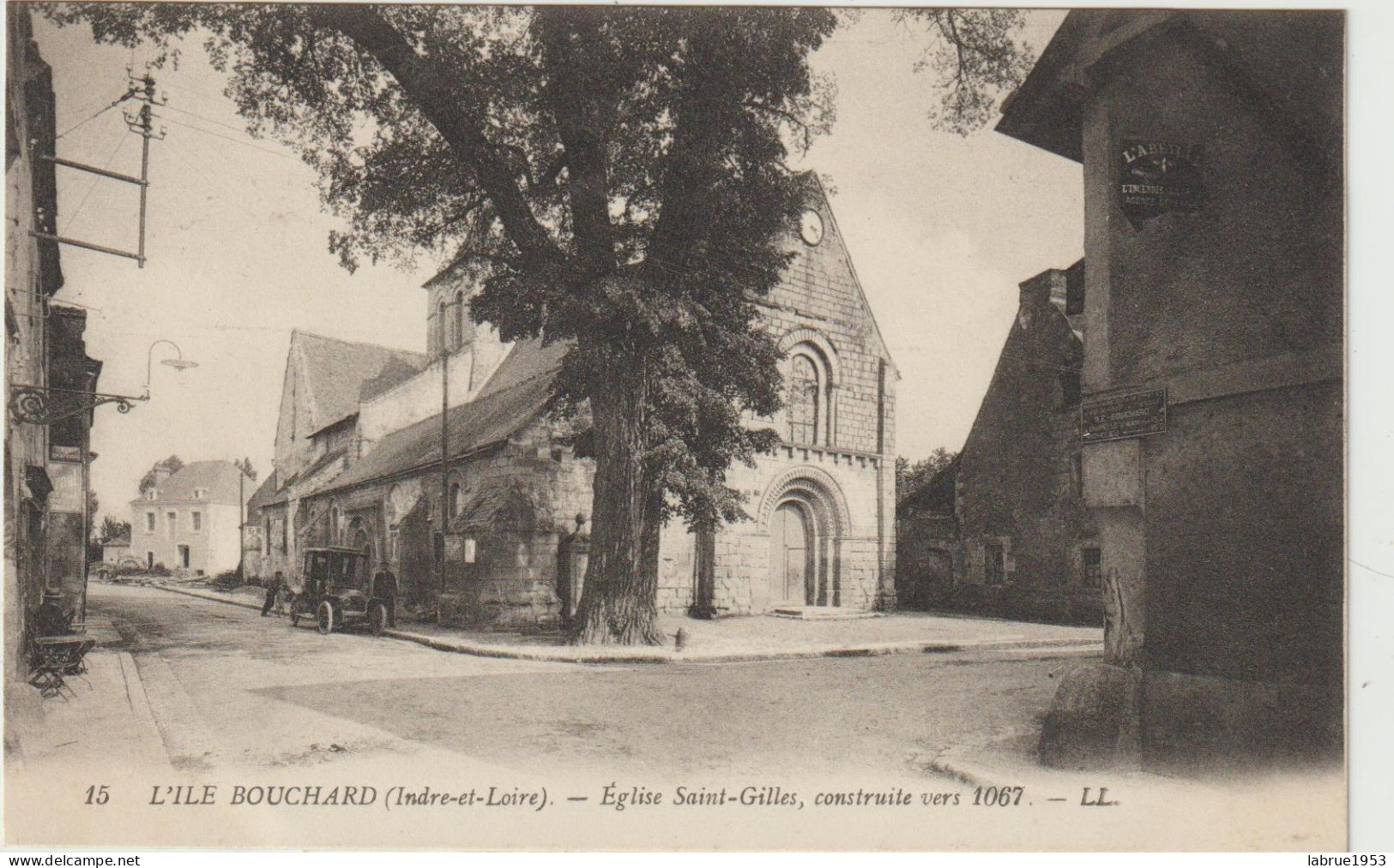 L'Ile Bouchard - Eglise Saint-Gilles  (G.2108) - L'Île-Bouchard