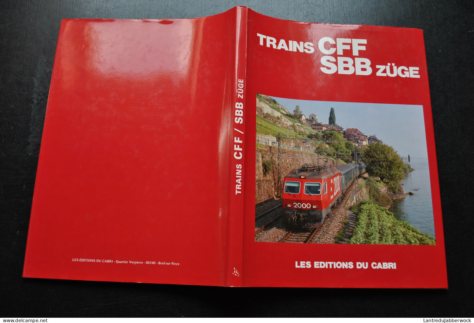 Trains CFF SBB Züge Chemin De Fer Suisse Editions Du CABRI 1988 Ouvrage Bilingue Français Allemand Locomotives Gares  - Spoorwegen En Trams