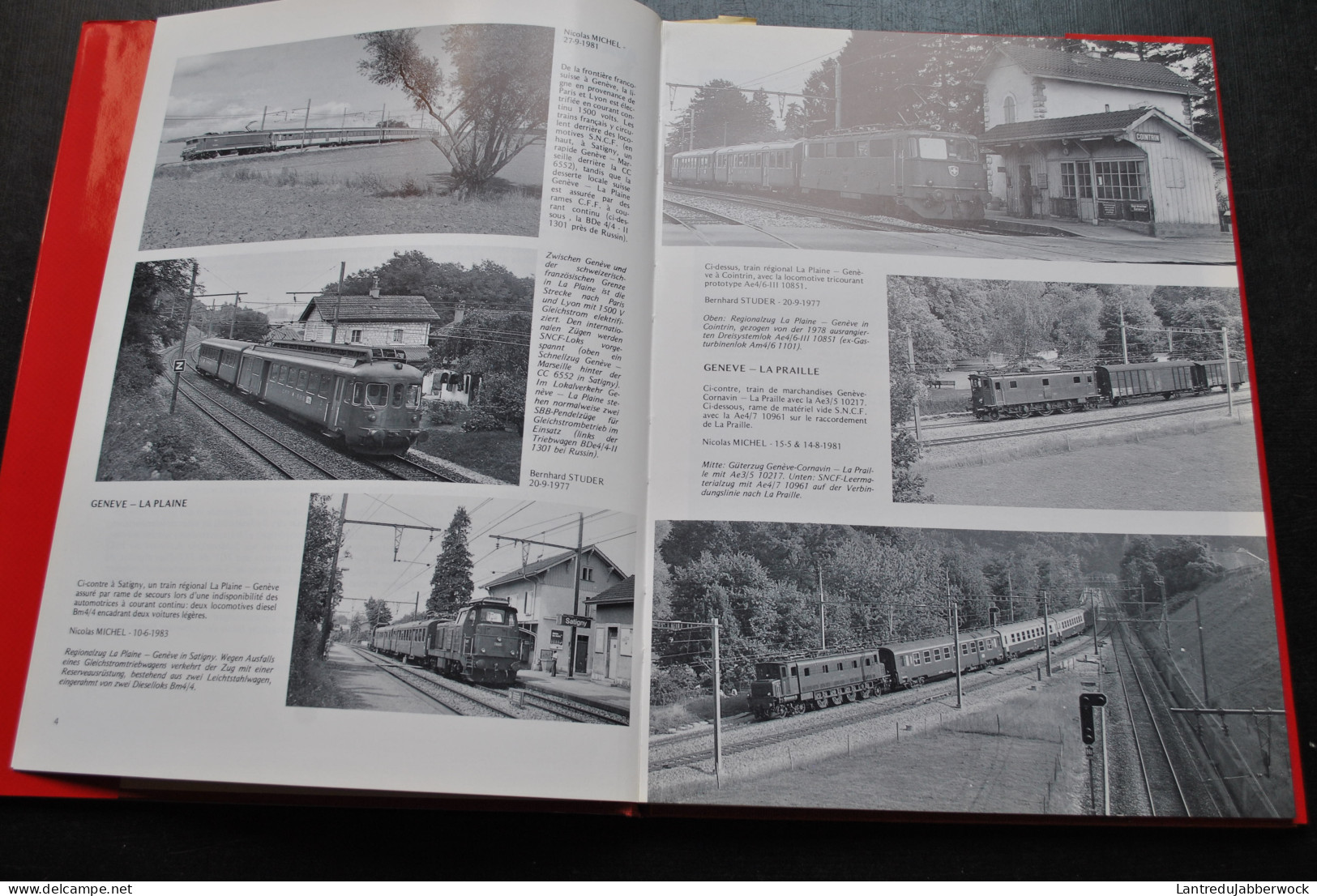 Trains CFF SBB Züge Chemin De Fer Suisse Editions Du CABRI 1988 Ouvrage Bilingue Français Allemand Locomotives Gares  - Chemin De Fer & Tramway