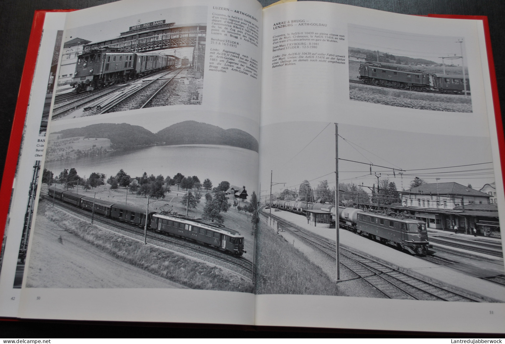Trains CFF SBB Züge Chemin de fer Suisse Editions du CABRI 1988 Ouvrage Bilingue Français Allemand Locomotives Gares 